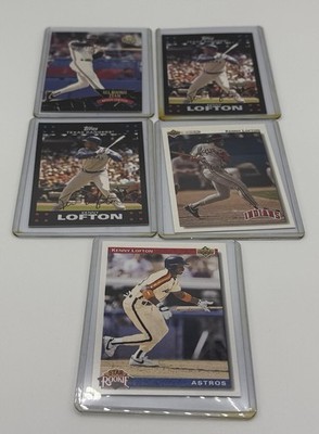 Topps Stadium Club & Upper Deck Final Edition Rookie Lot 5 Kenny Lofton