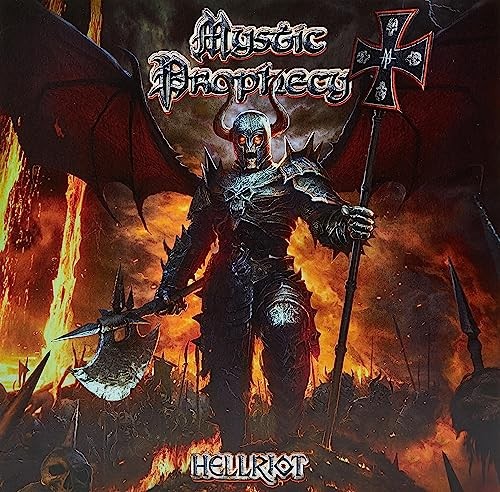 Mystic Prophecy - Hellriot Ltd.Picture White/Red Cross Lp - Vinyl Rec - F72Z-image