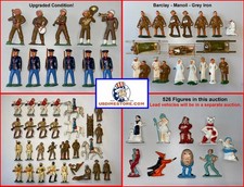 Dimestore Soldier Collection - High Quality - Barclay - Manoil - Grey Iron Tin