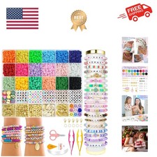 Easter Basket Stuffers for Teens - 5300 Clay Beads Bracelet Making Kit,Arts a...