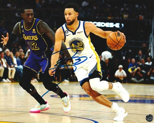 Stephen Curry Signed Autographed Golden State Warriors 8x10 Photo with COA/Holo