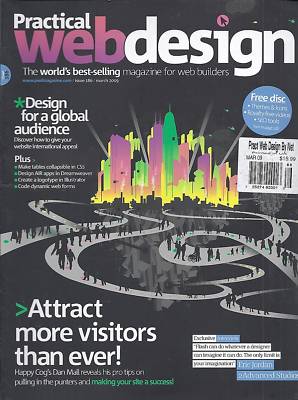 Practical Web Design Magazine Global Audience Eric Jordan Flash iQuery 2009