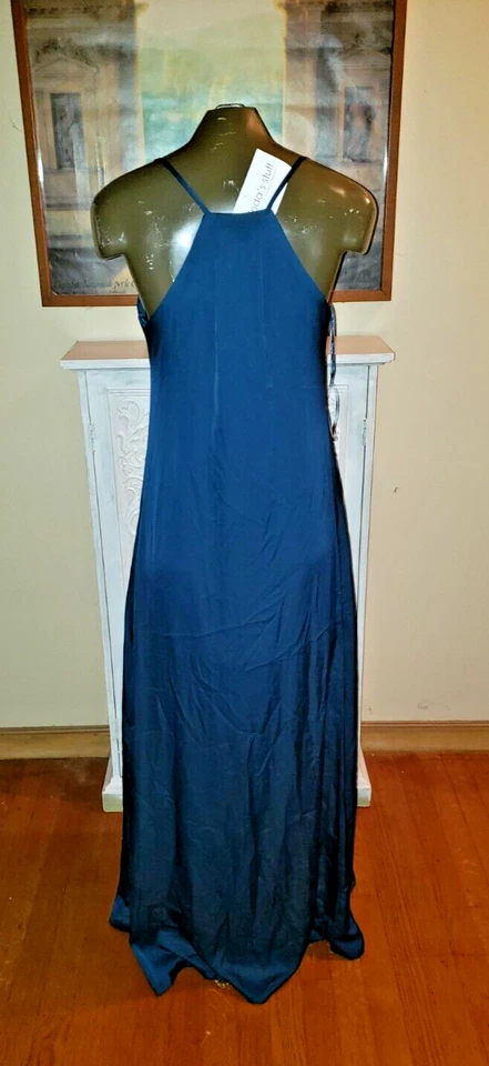 Nicole Miller Womens Teal Full Length dress Gown Size XS - Image 2 of 2