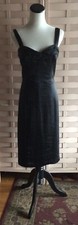 betsey johnson Little Black Silk Cocktail Dress, size M