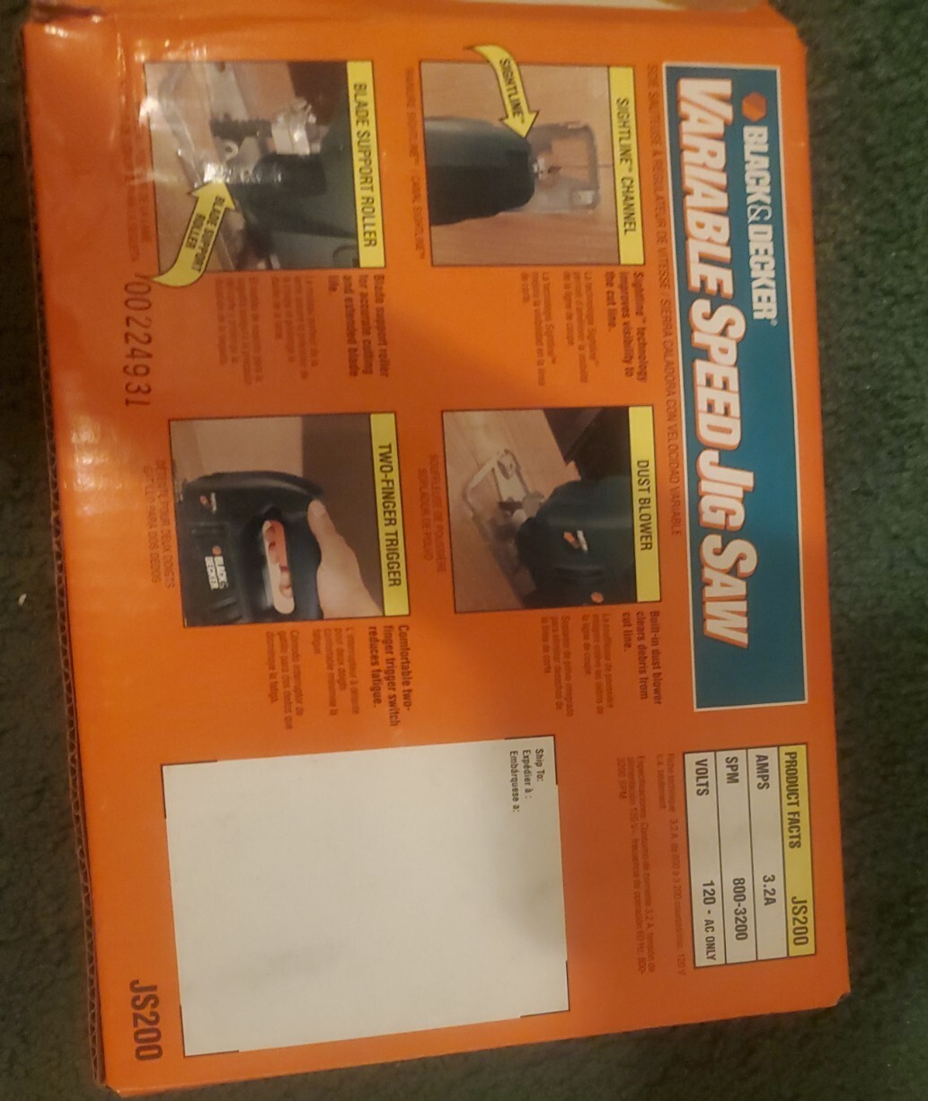 Black & Decker JS200 Jig Saw for sale online eBay