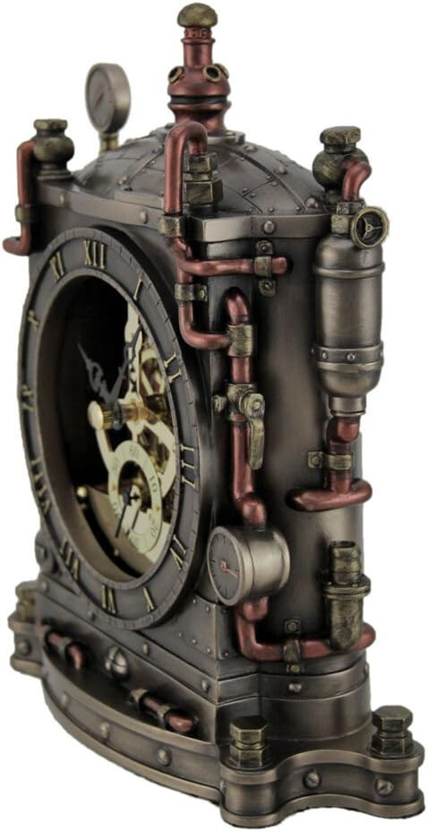 Steampunk Grand Machine Mantel Clock  #77170A4
