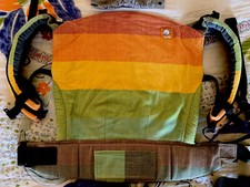 Tula Toddler Half Wrap Girasol Rainbow Diamond Weave VGUC 