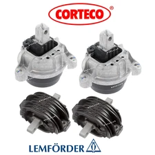 Engine Motor Mount Hydraulic + Transmission Mount Set 4pc OEM for BMW 528i 12-16