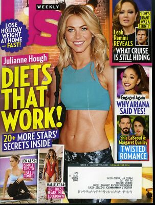 Us Weekly Magazine Issue 2 January 11, 2021 Julianne Hough Diets That Work!