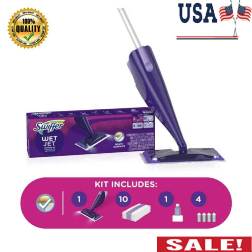 Hardwood & Floor Spray Mop Multi Surface All-in-One Mopping Cleaner Starter Kit