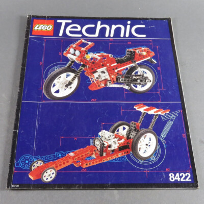 LEGO  Bauanleitung Instruction Nr. 8422 Circuit Shock Racer Technic 1 Heft