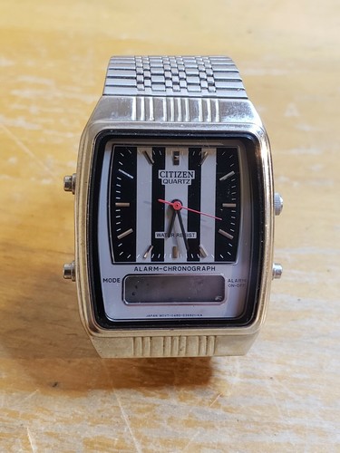 Citizen C480 Digital Analog Chronograph for parts or repair C480-D01191 HSB  | eBay