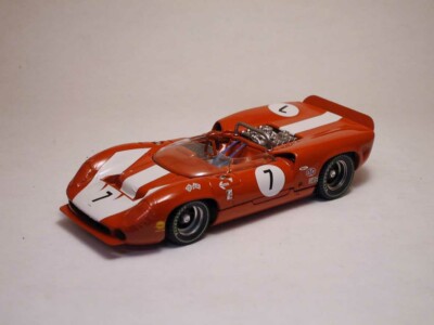 LOLA T70 SPIDER #7 Winner Nassau Trophy Race 1966 M.Donohue 1:43 Model