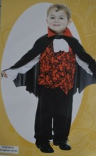 Halloween Vampire Toddler Costume, Size 2T, EXCELLENT SMOKE FREE