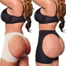 Mujeres Butt Lifter Bum Bragas Hip Enhancer Nalgas Shorts Botín Ropa interior