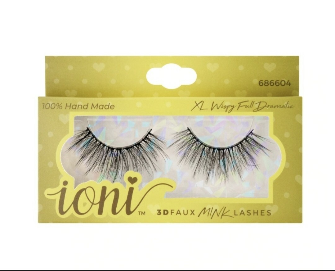 Ioni 3D Faux Mink Lashes Eyelashes Lot Of 4 + 1 Everlasting lash glue