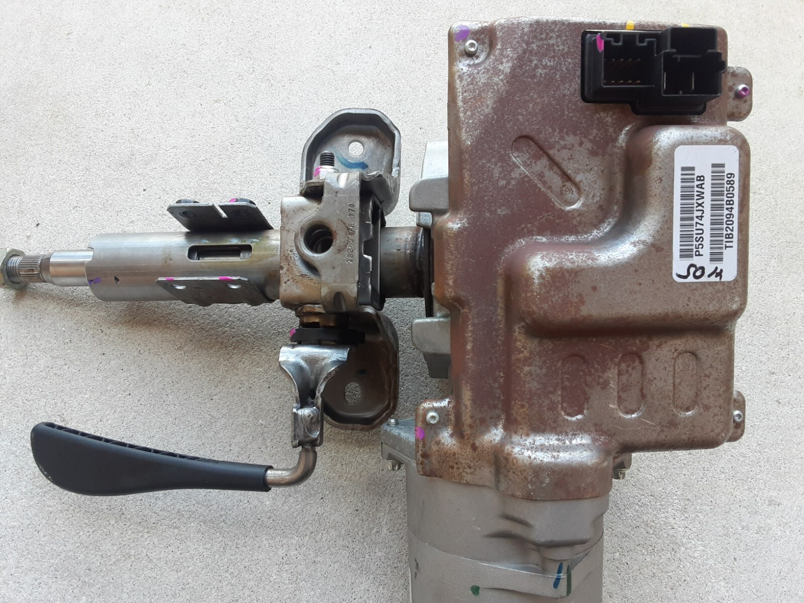 20122017 FIAT 500 POWER STEERING COLUMN OEM 28160372 eBay