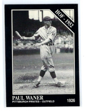 1991 Colon Collection TSN Baseball #5 - PAUL WANER - Pittsburgh Pirates - HOF