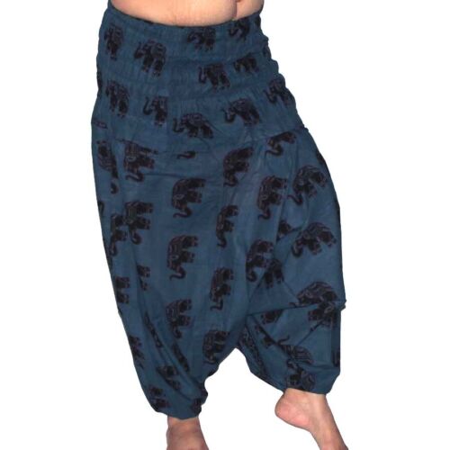 Pantalon de yoga harem pour femmes pantalon en coton hippie Boohoo Harem A-6 - Photo 1/2
