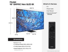 98" SAMSUNG QN990C Neo QLED 8K TV QN98QN990CFXZA Local Pickup 95376 QN98QN990CF