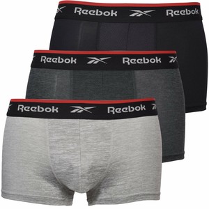 Reebok 3-Pack Sports Performance Men's Boxer Trunks, Grey  Marl/Black/Charcoal | eBay