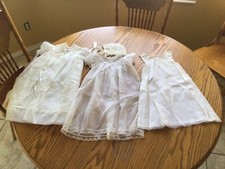 Vintage Little Girls Madonna Christening Set
