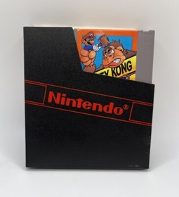Donkey Kong Classics (Nintendo NES) Cart And Manual Authentic Tested Clean Nice