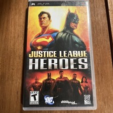 Justice League Heroes for PSP  Case  Manual NO GAME