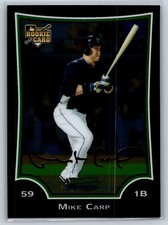 2009 Bowman Chrome Draft Mike Carp Rookie Seattle Mariners RC