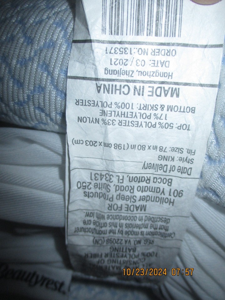 BEAUTYREST SILVER SENSACOOL KING MATTRESS PAD Waterproof Cover eBay