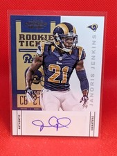 2012 Panini Contenders Janoris Jenkins Rookie Ticket Autograph Rookie Card #144. rookie card picture