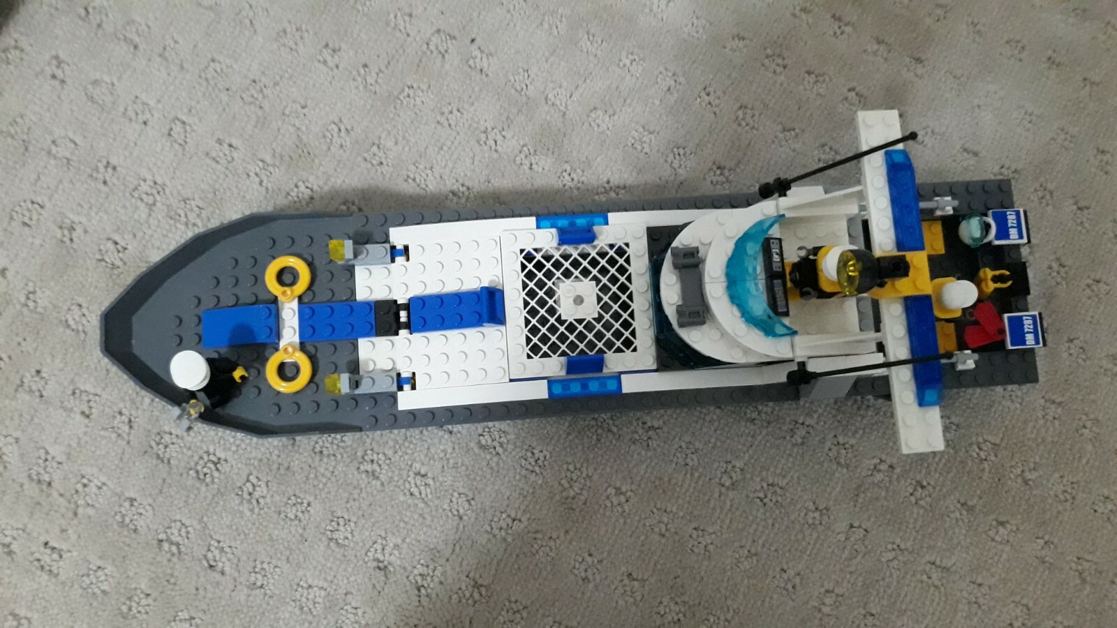 lego police boat 7287