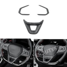 Cubierta de marco de volante en forma de D grano de madera para Chevy Trax Trailblazer