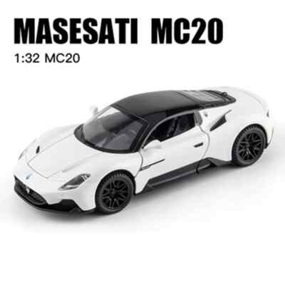 1:32 Maserati  MC20 Cabrio Alloy Sports Car Model Toy Vehicles Car Sound Light