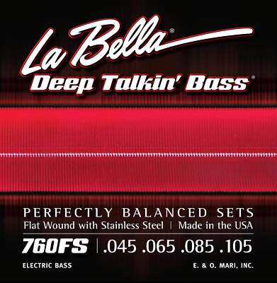 La Bella 760fs Deep Talkin' Bass 45-105