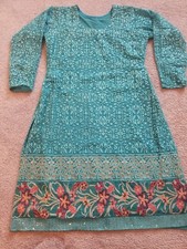 Indian Pakistani Salwar Kameez Suit, Heavy Embroidery