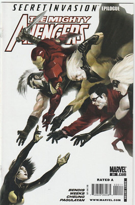 MIGHTY AVENGERS #20 (2007) SECRET INVASION ~ BENDIS / WEEKS ~ UNREAD NM