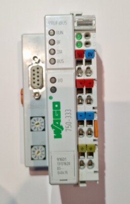 WAGO 750-333  Feldbuskoppler PROFIBUS DP 2.Generation 12MBd/DPV1