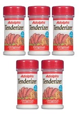 Paquete de 5 ablandadores de carne sin sazonar Adolph’s Original, 3,5 oz - bromelina natural