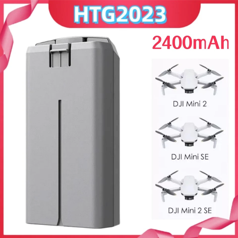 MARKENLOS Neu 2400mAh 7.7V Akku Batterie für DJI Mini 2/Mini SE/Mini 2 SE/Mini 4K Drohne