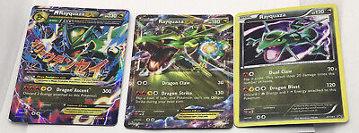 M Rayquaza Ex Variants Proxy Pokemon Card Premium Quality Set 2 Cards