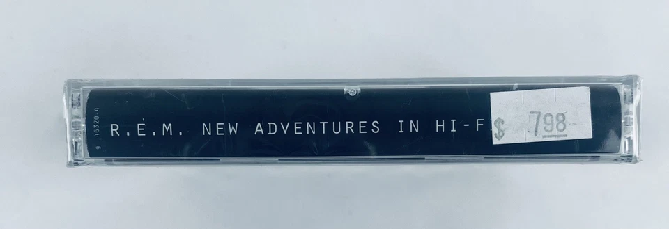 R.E.M. New Adventures in Hi-Fi Cassette Tape SEALED Black Tape Michael Stipe REM - Image 3 of 3