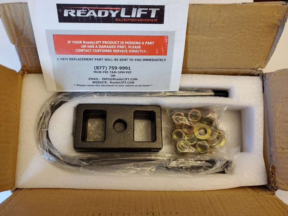 Kit de bloque ReadyLift 66-1201 de 1" para Ram 2500 Ram 3500 2003-2014 sin sobrecargas Foto 2 de 4
