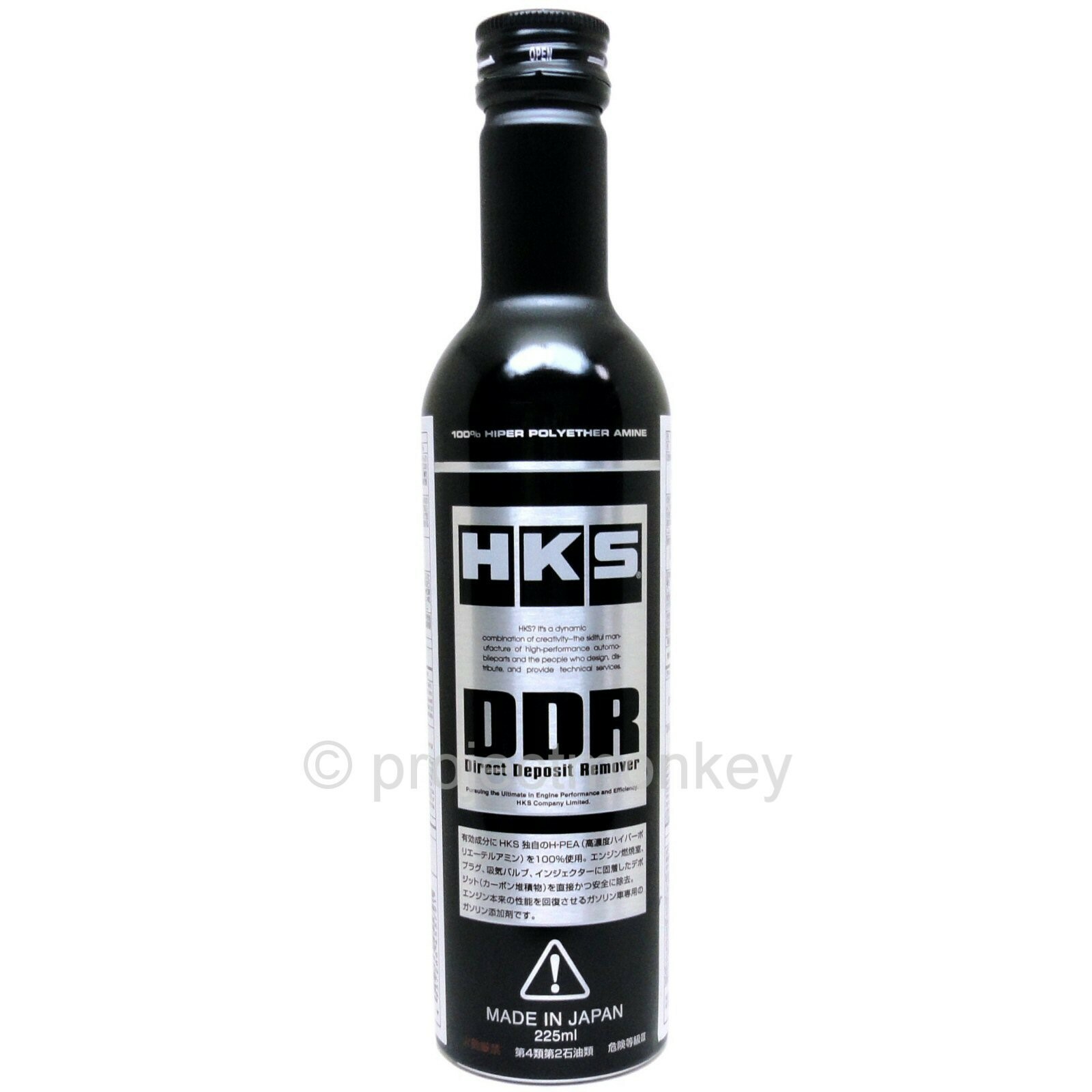 HKS 52006-AK003 DDR (Direct Deposit Remover) 225ml Fuel System Cleaner Detergent
