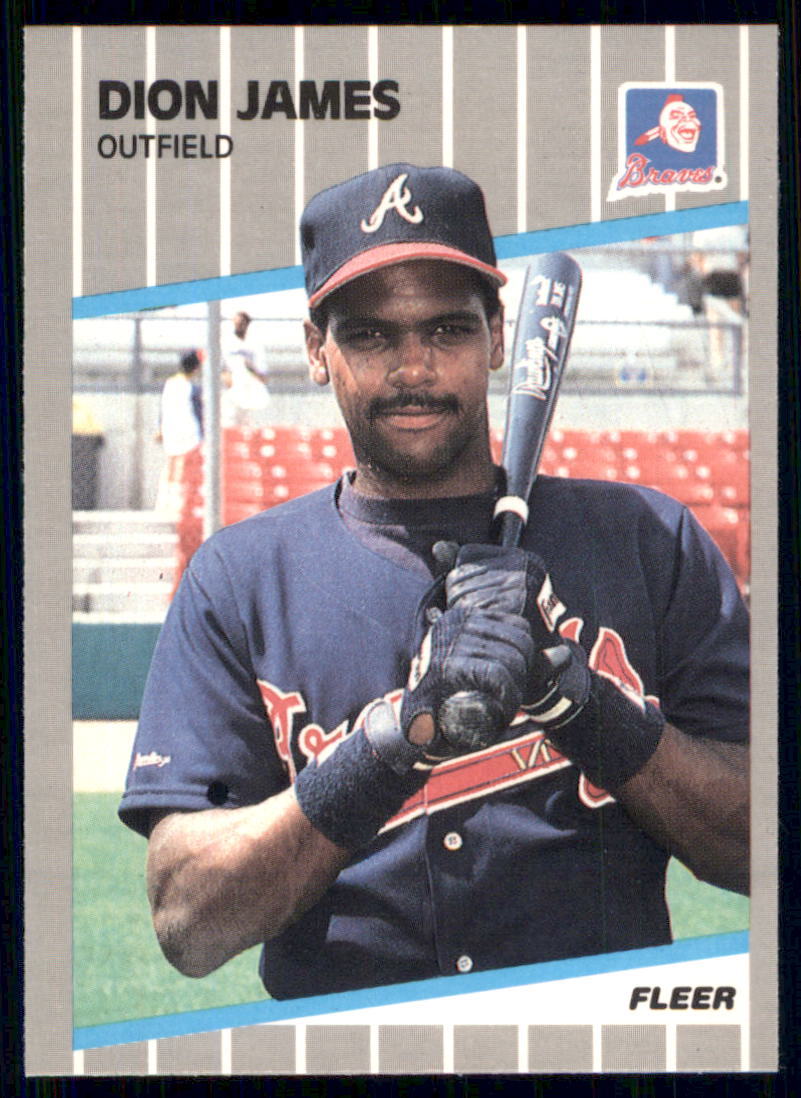 1989 Fleer #594 Dion James Glossy