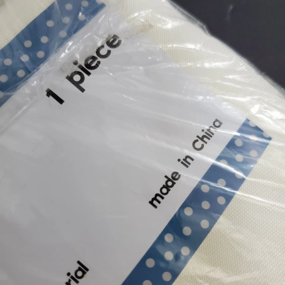 Craft & Party 100% Polyester Tablecloth Ivory 120" Round - Image 3 of 4