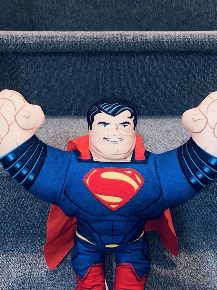 Mattel Talking Hero Buddies Superman DC Comics Hombre de Acero 15" Figura de Peluche Juguete Foto 2 de 4