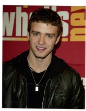 JUSTIN TIMBERLAKE-8X10-PROMO STILL-VF/NM-CLOSE-UP