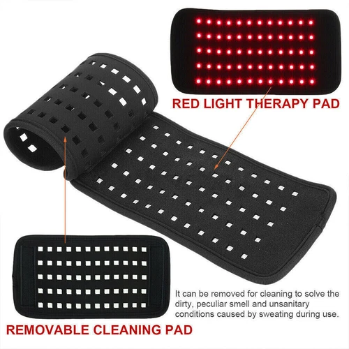 30W 660nm 850nm Near Infrared Red Light Pain Relief Therapy Waist Wrap Pad Belt - Picture 7 of 12