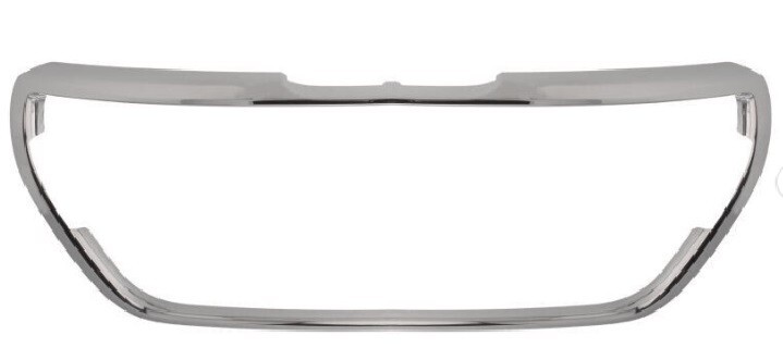 Grille centrale de pare-chocs avant chromée Peugeot 208 I 2012-2015 - Calandre 1613485480
